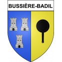 Bussière-Badil 24 ville Stickers blason autocollant adhésif