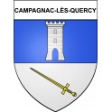 Campagnac-lès-Quercy 24 ville Stickers blason autocollant adhésif