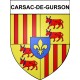 Carsac-de-Gurson 24 ville Stickers blason autocollant adhésif