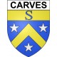 Carves 24 ville Stickers blason autocollant adhésif