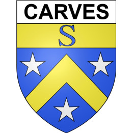 Carves 24 ville Stickers blason autocollant adhésif