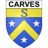 Carves 24 ville Stickers blason autocollant adhésif