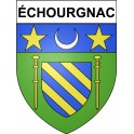 échourgnac 24 ville Stickers blason autocollant adhésif