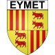 Eymet 24 ville Stickers blason autocollant adhésif