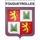 Fougueyrolles 24 ville Stickers blason autocollant adhésif