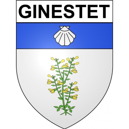 Ginestet 24 ville Stickers blason autocollant adhésif