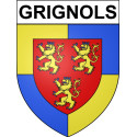 Ajat Sticker wappen, gelsenkirchen, augsburg, klebender aufkleber