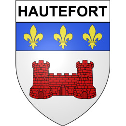 Hautefort 24 ville Stickers blason autocollant adhésif