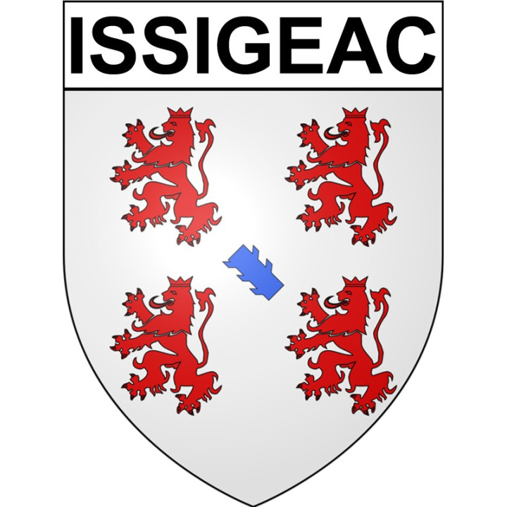 Issigeac 24 ville Stickers blason autocollant adhésif