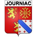 Journiac 24 ville Stickers blason autocollant adhésif