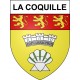 La Coquille 24 ville Stickers blason autocollant adhésif