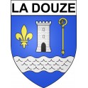 La Douze 24 ville Stickers blason autocollant adhésif