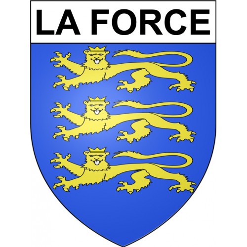 La Force 24 ville Stickers blason autocollant adhésif