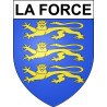 La Force 24 ville Stickers blason autocollant adhésif