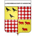 La Rochebeaucourt-et-Argentine 24 ville Stickers blason autocollant adhésif