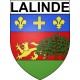 Lalinde 24 ville Stickers blason autocollant adhésif
