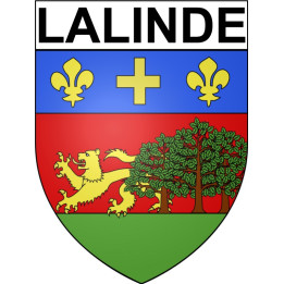 Lalinde 24 ville Stickers blason autocollant adhésif