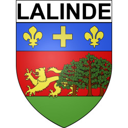 Lalinde 24 ville Stickers blason autocollant adhésif