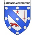 Lalinde 24 ville Stickers blason autocollant adhésif