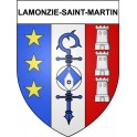 Lamonzie-Saint-Martin 24 ville Stickers blason autocollant adhésif