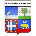 Le Buisson-de-Cadouin 24 ville Stickers blason autocollant adhésif