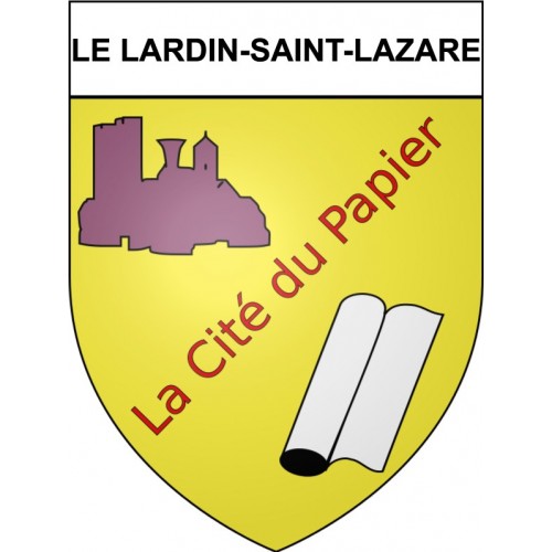 Le Lardin-Saint-Lazare 24 ville Stickers blason autocollant adhésif