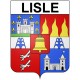 Lisle 24 ville Stickers blason autocollant adhésif