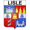 Lisle 24 ville Stickers blason autocollant adhésif