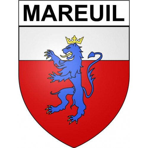 Mareuil 24 ville Stickers blason autocollant adhésif