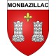 Monbazillac 24 ville Stickers blason autocollant adhésif