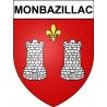 Monbazillac 24 ville Stickers blason autocollant adhésif
