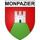Monpazier 24 ville Stickers blason autocollant adhésif