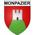 Monpazier 24 ville Stickers blason autocollant adhésif