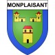 Monplaisant 24 ville Stickers blason autocollant adhésif