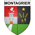 Montagrier 24 ville Stickers blason autocollant adhésif