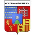 Montpon-Ménestérol 24 ville Stickers blason autocollant adhésif