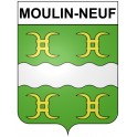 Moulin-Neuf 24 ville Stickers blason autocollant adhésif