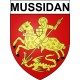 Mussidan 24 ville Stickers blason autocollant adhésif