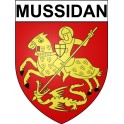 Pegatinas escudo de armas de Ajat adhesivo de la etiqueta engomada
