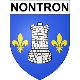 Nontron 24 ville Stickers blason autocollant adhésif