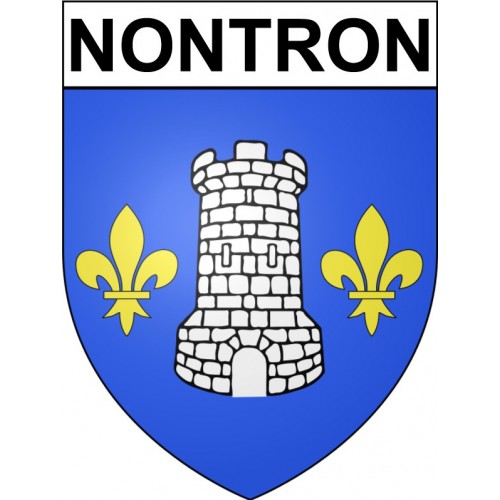 Nontron 24 ville Stickers blason autocollant adhésif