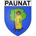 Paunat 24 ville Stickers blason autocollant adhésif