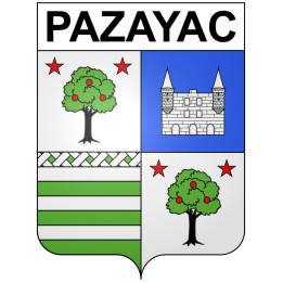 Pazayac 24 ville Stickers blason autocollant adhésif