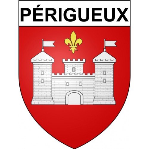 Périgueux 24 ville Stickers blason autocollant adhésif