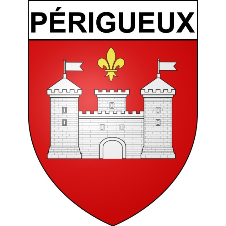 Périgueux 24 ville Stickers blason autocollant adhésif