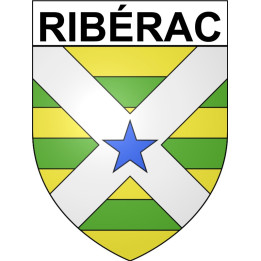 Ribérac 24 ville Stickers blason autocollant adhésif