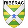 Ribérac 24 ville Stickers blason autocollant adhésif