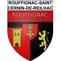 Stickers coat of arms Rouffignac-Saint-Cernin-de-Reilhac adhesive sticker