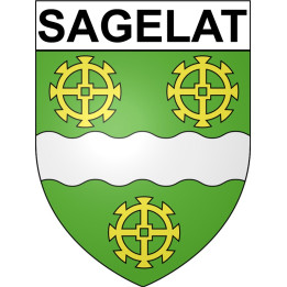 Pegatinas escudo de armas de Ajat adhesivo de la etiqueta engomada