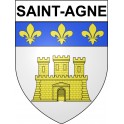 Saint-Agne 24 ville Stickers blason autocollant adhésif